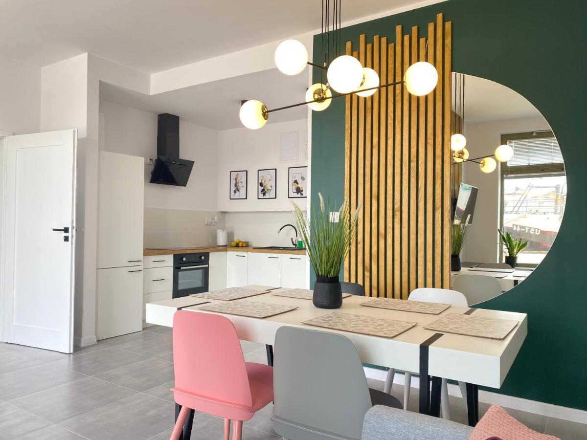 Apartamenty Baltyckie - Bulwar Portowy - Widok Na Port, Centrum, Najlepsza Lokalizacja W Ustce Устка Екстер'єр фото